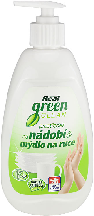 Real green clean prostředek na nádobí & mýdlo a ovocie