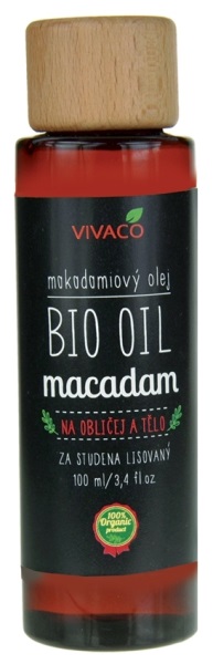 BIO Makadamový olej na tvár a telo