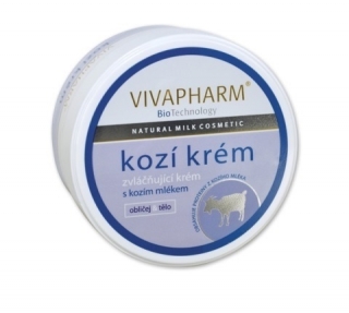 VIVAPHARM Kozí zvláčňujúci krém na tvár a telo 250ml