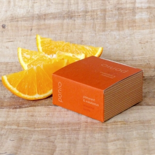 Pomaranč & eukalyptus - masážna kocka 50g