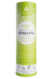 Prírodný dezodorant v papierovej tube BEN&ANNA, 60g – Persian Lime