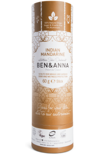 Prírodný dezodorant v papierovej tube BEN&ANNA, 60g –  Indian Mandarine